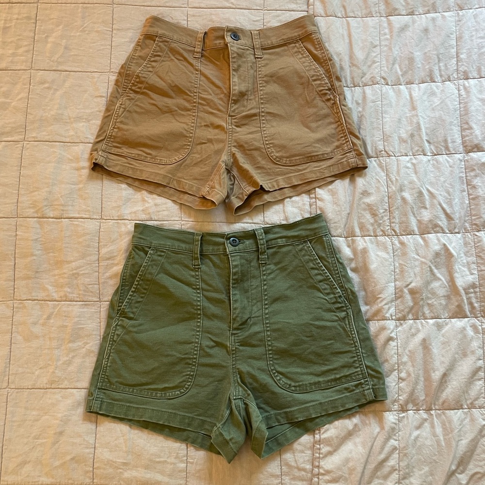 Madewell The Perfect Vintage Fatigue Short- 2 PAIRS